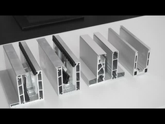 سهولة الصيانة الألومنيوم والزجاج الحاجز القوة العالية مع القيادة