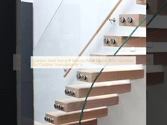 الفولاذ المقاوم للصدأ يرفع حامل لوحة المسامير الأجهزة للدرج الخارجي شرفة