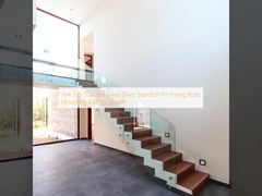 304 316 مسامير تثبيت زجاج من الفولاذ المقاوم للصدأ نظام درابزين للتركيب