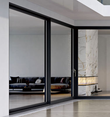 أبعاد مخصصة الباب المنزلق الألومنيوم الزجاج العازل الأبواب المنزلقة مزدوجة الزجاج