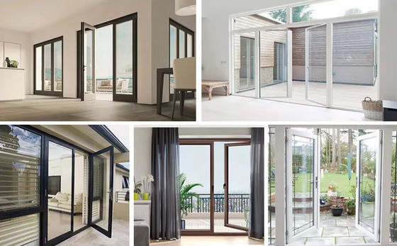 الباب المتحرك المغطى بالغسول من الألومنيوم صديقة للبيئة للاستخدام الطويل الأجل