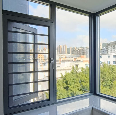 نافذة المواليد المعدلة من الألومنيوم الموالية بمساحة مسحوق