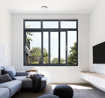 النافذة المنزلقة من الألومنيوم المصفوفة المقاومة