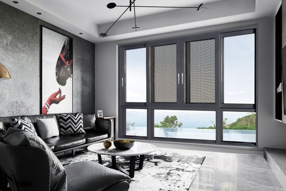 حواف متزلجة من الألومنيوم مع حماية الحشرات والزجاج العازل