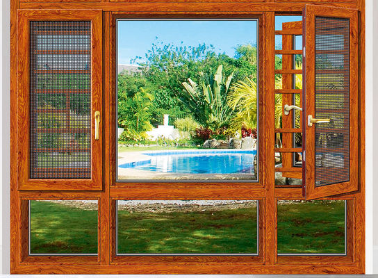 أجنحة الألومنيوم المزينة بالرماد مع حماية الحشرات