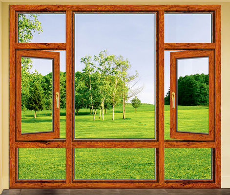 غطاء مسحوق الألومنيوم الميل حول النوافذ مع مقاومة للحرارة وعازل للصوت