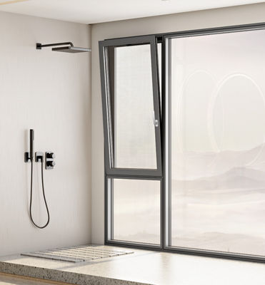 النوافذ من الألومنيوم المقاومة للظروف الجوية مع حماية السلامة