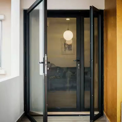 الباب المتأرجح المطلي باللمنيوم Y / N أقفال مفاتيح فتح يدوي / أوتوماتيكي لمعدات البناء