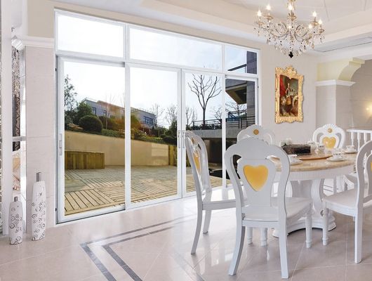 الزجاج الآمن المعزول البوابة المنزلية الملف الألومنيوم المنزلية كسر حراري استبدال الباب الزجاجي المنزلق