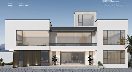 النافذة الآمنة من الألومنيوم مع الزجاج العازل المشدد والقفل متعدد النقاط