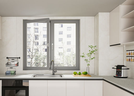 SZG توفير المساحة الألومنيوم إلى الخارج فتح النوافذ لزيادة تدفق الهواء