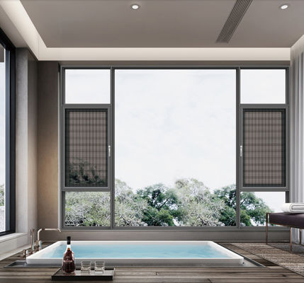 SZG توفير المساحة الألومنيوم إلى الخارج فتح النوافذ لزيادة تدفق الهواء