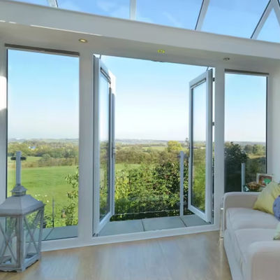 الباب المتحرك المغطى بالغسول من الألومنيوم صديقة للبيئة للاستخدام الطويل الأجل