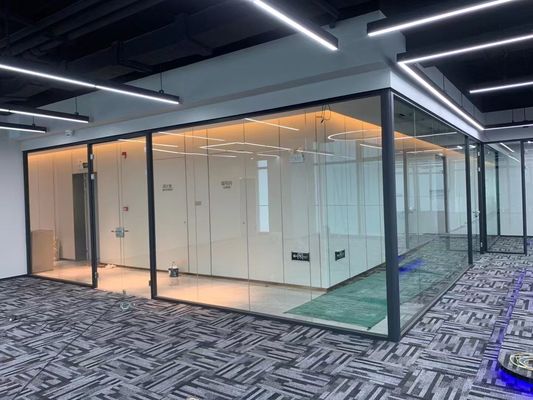 أمن الألومنيوم الإطار الباب المتحرك مخصص مع طلاء الفلوروكربون