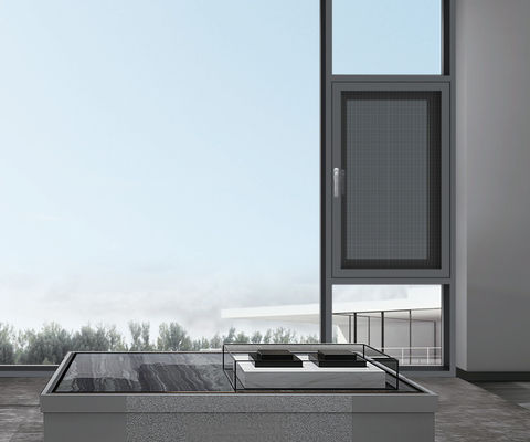 النوافذ من الألومنيوم ذات الزجاج المزدوج