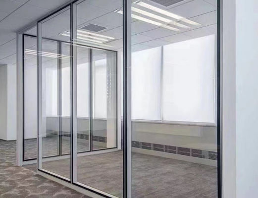 حجم مخصص الباب المتحرك الألومنيوم عازل معتدل الباب الزجاجي المتحرك