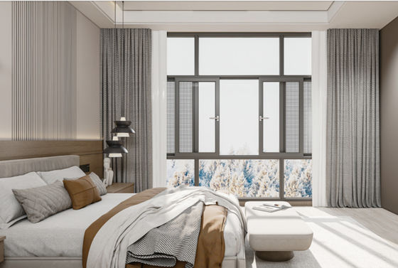 SZG ألومنيوم تصنيع النافذة المنزلقة لتحقيق أقصى قدر من التهوية والبيئة الطازجة