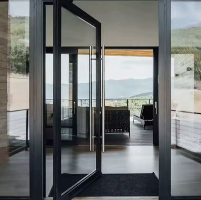 الباب المتأرجح من الألومنيوم الثقيل الحرارية الكسر الباب المطبخ المتحرك من الألومنيوم