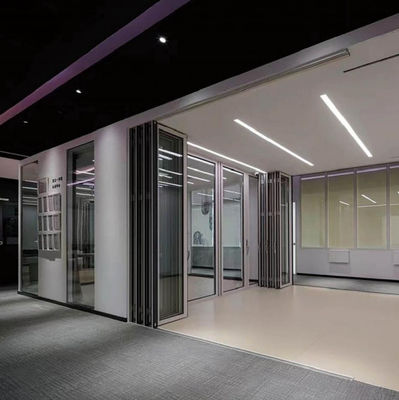 مسحوق الطلاء أبواب الزجاج المزدوجة خارجية مقاومة الإعصار للاستخدام الخارجي