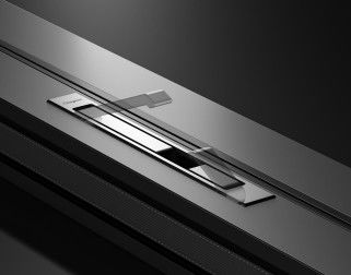 ألومنيوم إطار طيات الزجاج أبواب الفناء الأمن العالي مقاومة الأعاصير