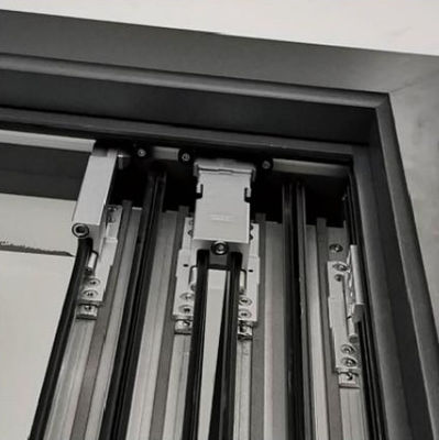 زجاج عازل ألومنيوم طوابق الشرفة قابلة للطي المخصصة الألومنيوم ثنائي الطوابق الأبيض