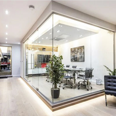 المكاتب التجارية جدران الحائط الزجاجي الأمن العالي صيانة سهلة