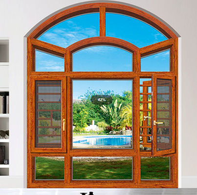 أجنحة الألومنيوم المزينة بالرماد مع حماية الحشرات