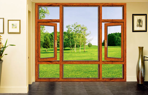 غطاء مسحوق الألومنيوم الميل حول النوافذ مع مقاومة للحرارة وعازل للصوت