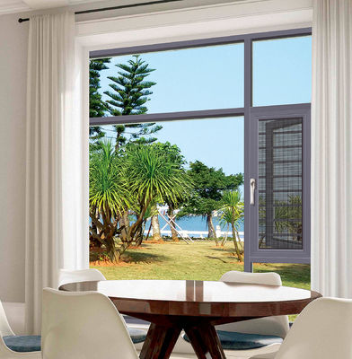 النوافذ من الألومنيوم المقاومة للظروف الجوية مع حماية السلامة