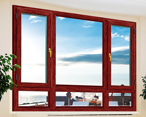 أقوى ألومنيوم الميل تحول النوافذ مع ملفات تعزيل ومقاومة للتآكل