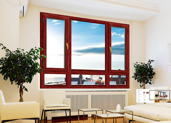 أقوى ألومنيوم الميل تحول النوافذ مع ملفات تعزيل ومقاومة للتآكل