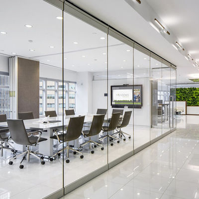 بوابات 8 ملم زجاجية مخصصة مقاومة للغبار وعزل الصوت