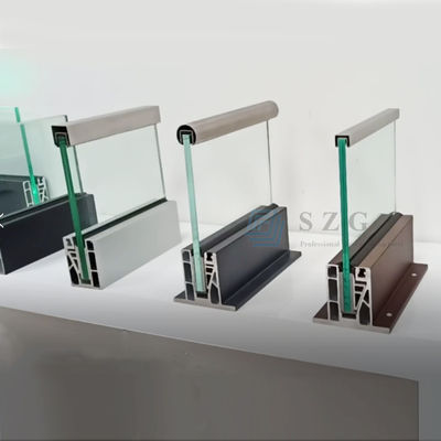 SGCC الزجاج المشدد U القناة الزجاجية الرصيف الهيكل المستقر ضوء LED
