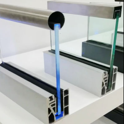 SGCC الزجاج المشدد U القناة الزجاجية الرصيف الهيكل المستقر ضوء LED