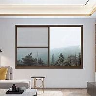 حرارة كسر النوافذ الألومنيوم مع الأجهزة الفولاذ المقاوم للصدأ للبناء