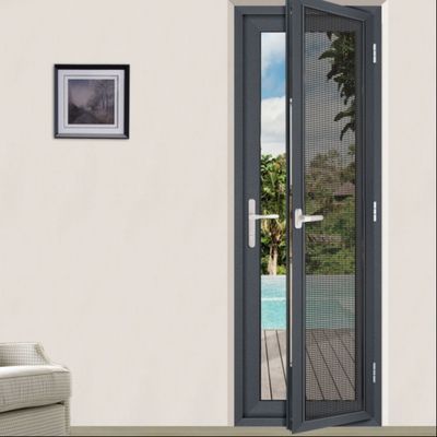 ألومنيوم مزدوج الزجاج الباب المتحرك المتجر الأمامي الألومنيوم مزدوج الملاحة الأبواب