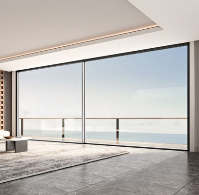 طريقة فتح المنزلق المنزلق للألومنيوم القابلة للتخصيص وسمك الإطار 1.2mm-2.2mm للاحتياجات المخصصة