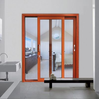 الباب المنزلق من الألومنيوم طويل الأمد لمنع دخان النفط 50 سنة العمر والكفاءة الطاقة العالية