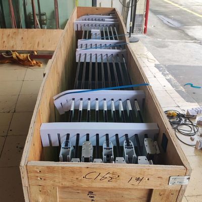 أحجام مخصصة الألومنيوم الأبواب الخارجية المزدوجة العزل الحراري متعدد الألواح