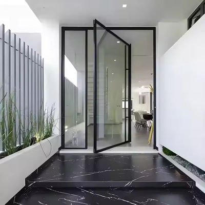 باب محورية من الألومنيوم مع شريط ختم مطاطي EPDM لرضا العملاء