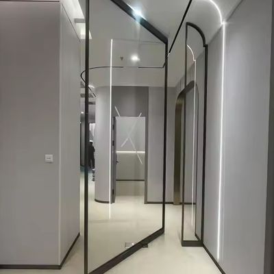باب محورية من الألومنيوم مع شريط ختم مطاطي EPDM لرضا العملاء