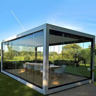 ستارة باب زجاج مقسى منزلق بدون إطار، باب تقسيم الشرفة