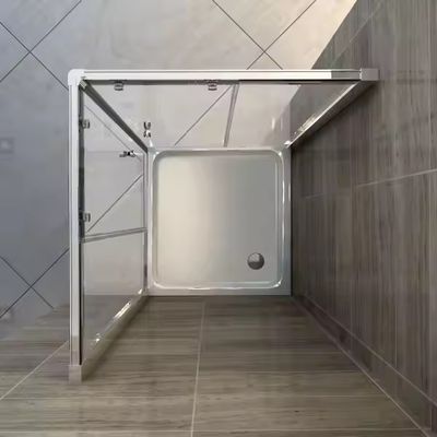 وحدات الاستحمام المقاومة للماء غرفة الاستحمام باب زجاجي 6mm 8mm حجم قياسي غرفة الاستحمام