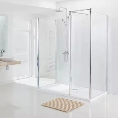 باب قسم زجاج داخلي مع زجاج مُثلج بسماكة 1.4 مم وعمر افتراضي 50 عامًا