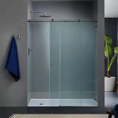 باب قسم زجاج داخلي مع زجاج مُثلج بسماكة 1.4 مم وعمر افتراضي 50 عامًا