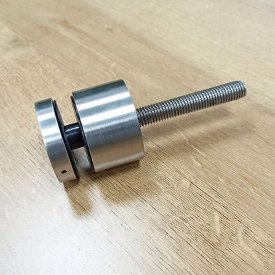 نظام الحاجز الزجاجي المقاوم للصدأ المقاوم للصدأ 304/316 مع قطر 30 ملم / 42.4 ملم للزجاج 8-12 ملم