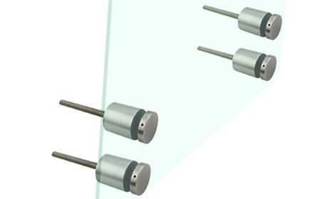 الفولاذ المقاوم للصدأ يرفع حامل لوحة المسامير الأجهزة للدرج الخارجي شرفة