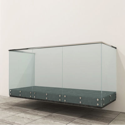 304 316 مسامير تثبيت زجاج من الفولاذ المقاوم للصدأ نظام درابزين للتركيب