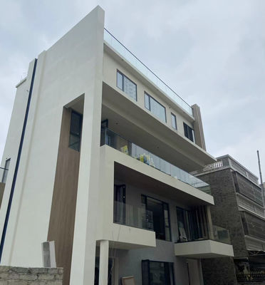 نظام حواجز زجاجية قابلة للتخصيص للسياج الخارجي الآمن والحديث