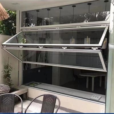 زجاج مزدوج الحرارة المزدوج الحرارية كسر ألومنيوم النوافذ للتطبيقات متعددة الأوجه